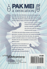 Pak Mei A Dedication Book Robert Yandle Dave Cater chinese martial arts kung fu