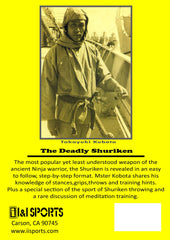 The Ninja Shuriken Manual throwing star instructional Book Takayuki Kubota