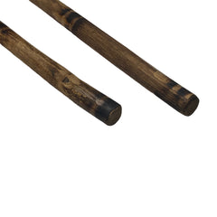 Rattan Stick Pair Skinless Fire-Hardened 28in x 7/8in