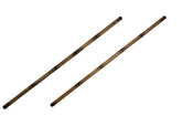 Ring Burn Rattan Stick Pair 28in x 7/8in