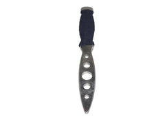 Aluminum Dull Skeletonized Practice Training Dagger Knife 11"