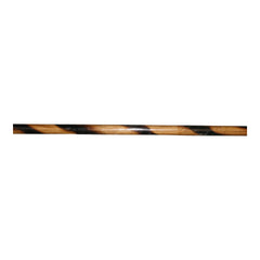 Spiral Burn Stick Skinless Fire-Hardened 28in x 7/8in