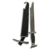 Filipino Dull Metal Practice Kampilan Training Sword with Sheath