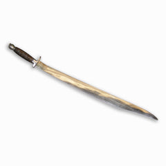 Filipino Dull Metal Practice Pinuti Training Sword with Sheath