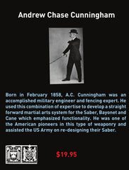 Scientific Study of A C Cunningham Saber Cane Bayonet book sword fighting