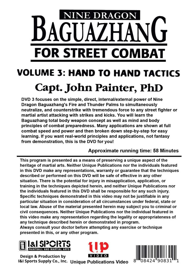 Nine Dragon Baguazhang Street Combat #3 Hand to Hand Tactics DVD John Painter
