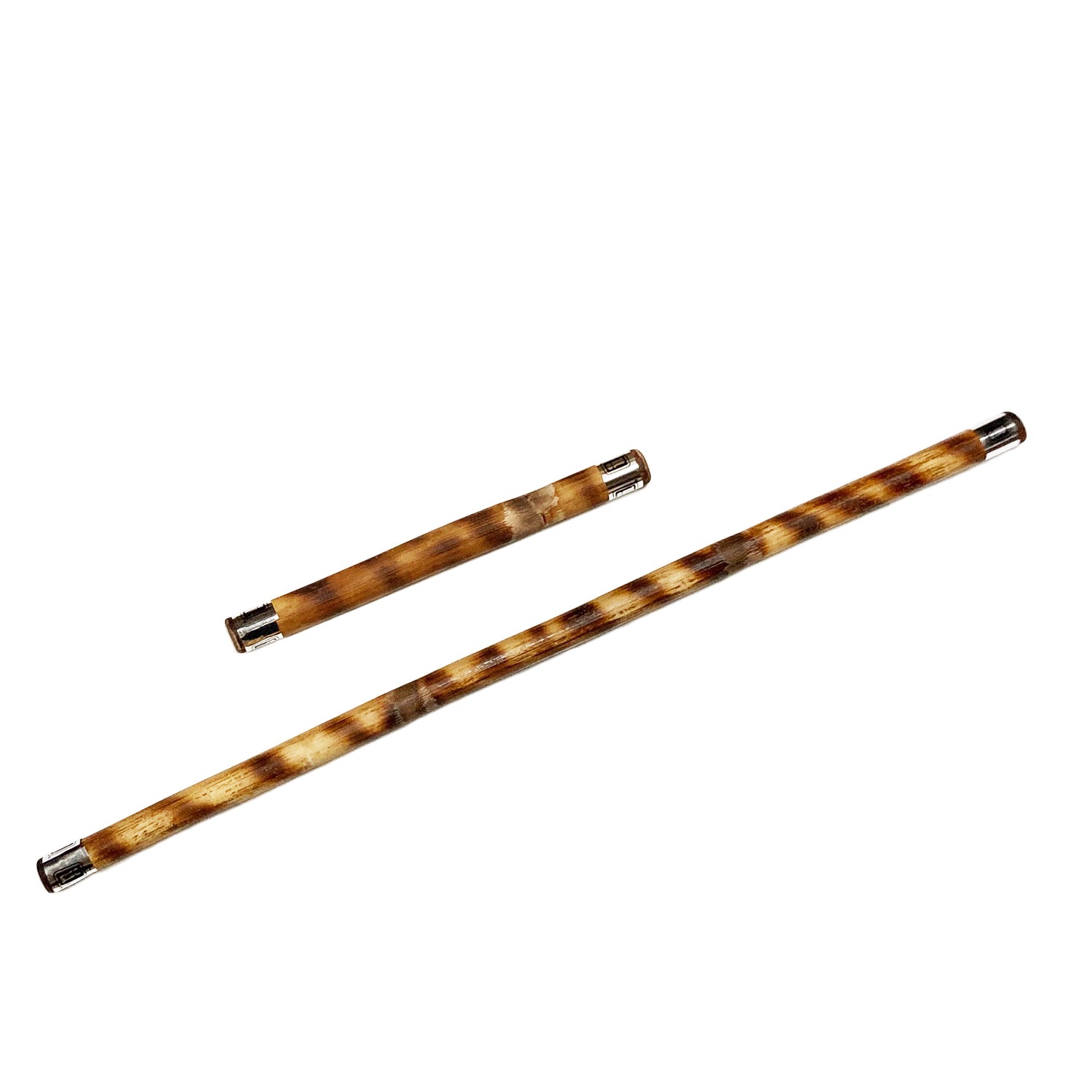 USA Handcrafted FMA Espada y Daga Rattan Stick Set Fire Hardened Burned