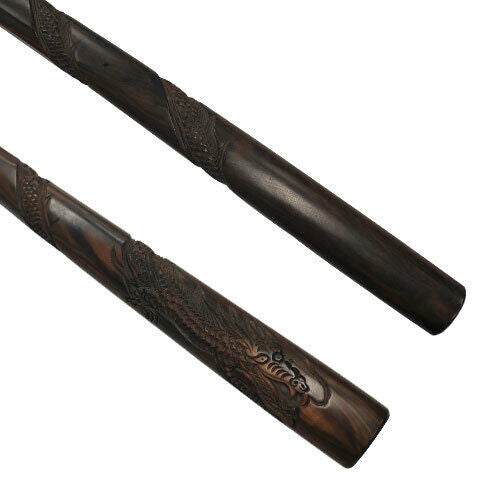 Deluxe Bokken Katana 40" Dragon Carved KAMAGONG IRONWOOD