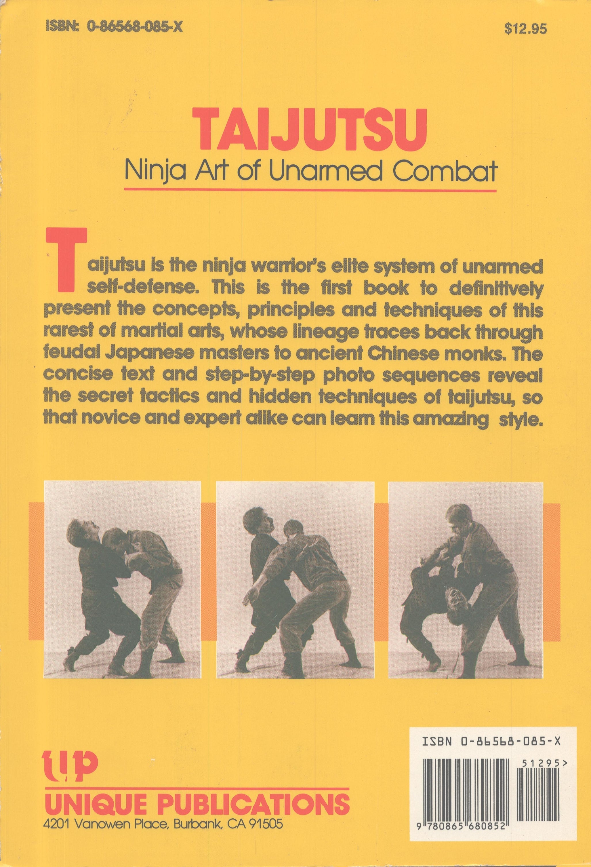 Taijutsu Ninja Self Defense Book -  Charles Daniel