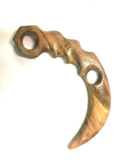 Indonesia Kerambit Sanggot Practice Hardwood Knife filipino martial art karambit