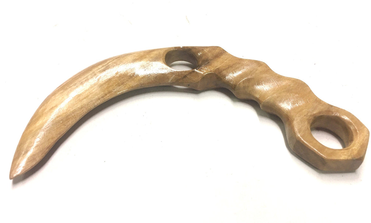 Indonesia Kerambit Sanggot Practice Hardwood Knife filipino martial art karambit