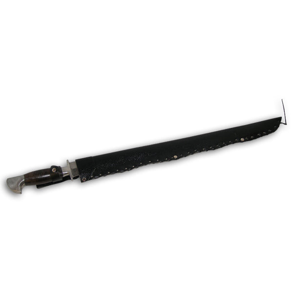 Filipino Dull Metal Practice Kris Training Sword with Sheath 26"
